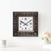Horloge Carrée Vintage (Maison)