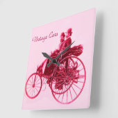 Horloge Carrée Vintage (Angle)