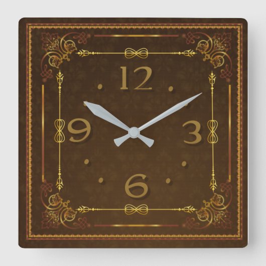 Horloge Carrée Vintage (Recto)