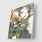 Horloge Carrée Vintage (Angle)