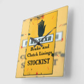 Horloge Carrée Vintage Enamel (Angle)