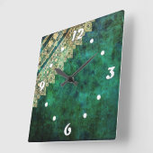 Horloge Carrée Vintage lace (Angle)