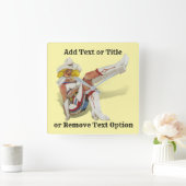 Horloge Carrée Vintage Las Vegas Gal (Maison)