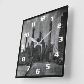 Horloge Carrée Vintage New York City (Angle)