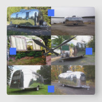Vintage Silver Aluminum Travel Trailer Shop