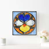 Horloge Carrée Viola en verre (Maison)