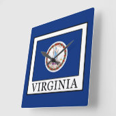 Horloge Carrée Virginie (Angle)