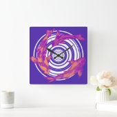 Horloge Carrée Vis (Maison)