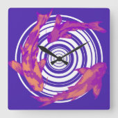 Horloge Carrée Vis (Recto)