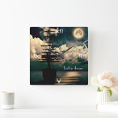 Horloge Carrée Vis ta montre (Maison)