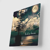 Horloge Carrée Vis ta montre (Angle)