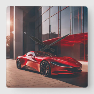 HORLOGE CARRÉE VOITURE