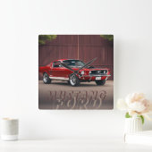 HORLOGE CARRÉE VOITURE (Maison)