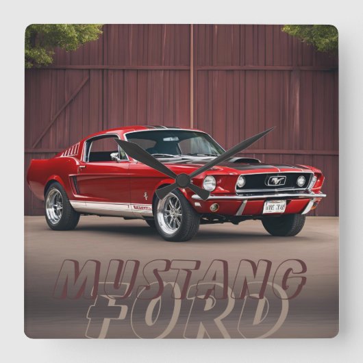 HORLOGE CARRÉE VOITURE (Recto)