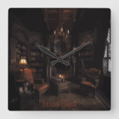 Horloge Carrée Volumes maudits (Recto)