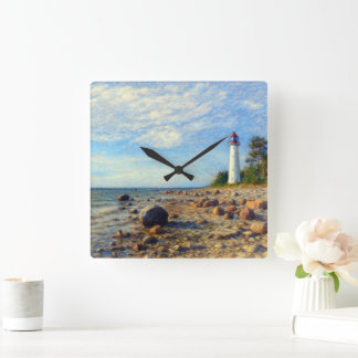 Horloge Carrée Vormsi Stillness