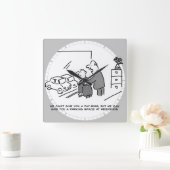 Horloge Carrée Vous ne pouvez pas augmenter votre salaire, mais v (Maison)