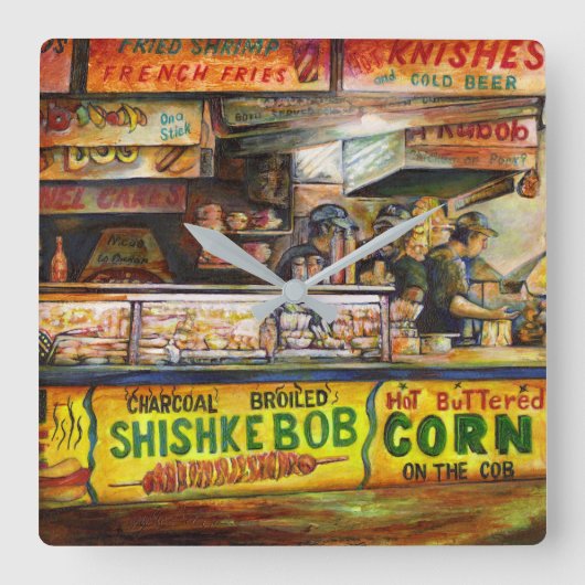 Horloge Carrée Vous ne pouvez pas rivaliser avec cela (Recto)