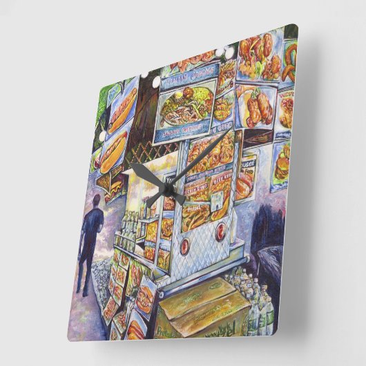 Horloge Carrée Vous ne pouvez pas rivaliser avec cela (Angle)