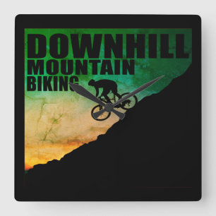 Horloge Carrée VTT Downhill Vélos de Montagne