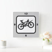 Horloge Carrée VTT Sport Thème (Maison)