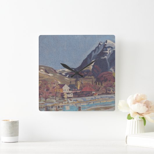 Horloge Carrée Vue de Dolný Kubín par Arnold Peter Weisz (Maison)