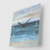 Horloge Carrée Vue mer 266 (Angle)