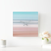 Horloge Carrée Vue plage (Maison)