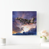 Horloge Carrée Vulcan Take Off (Maison)