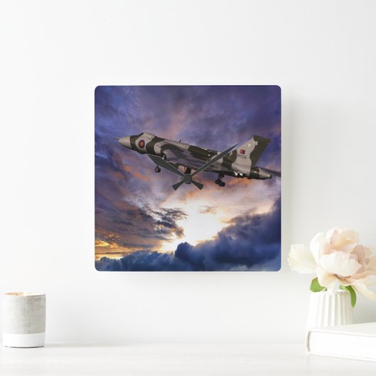 Horloge Carrée Vulcan Take Off (Maison)