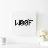 Horloge Carrée W00F [Sons animaux de léopards] (Maison)