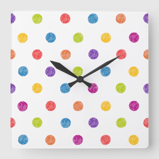 Horloge Carrée Wall Clock (Recto)