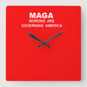 Horloge Carrée Wall Clock (Recto)