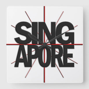 Horloge Carrée Wall Clock