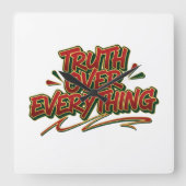 Horloge Carrée Wall Clock (Recto)