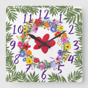 Horloge Carrée Wall Clock