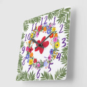 Horloge Carrée Wall Clock (Angle)