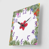 Horloge Carrée Wall Clock (Angle)
