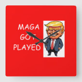 Horloge Carrée Wall Clock (Recto)