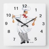 Horloge Carrée Wall Clock (Recto)