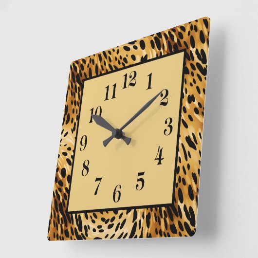 Horloge Carrée Wall Clock (Angle)