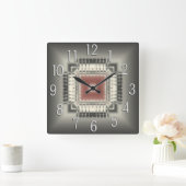 Horloge Carrée Wall Clock (Maison)