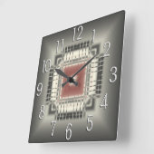 Horloge Carrée Wall Clock (Angle)