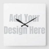 Horloge Carrée Wall Clock (Recto)