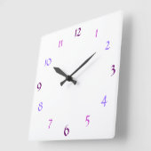 Horloge Carrée Wall Clock (Angle)