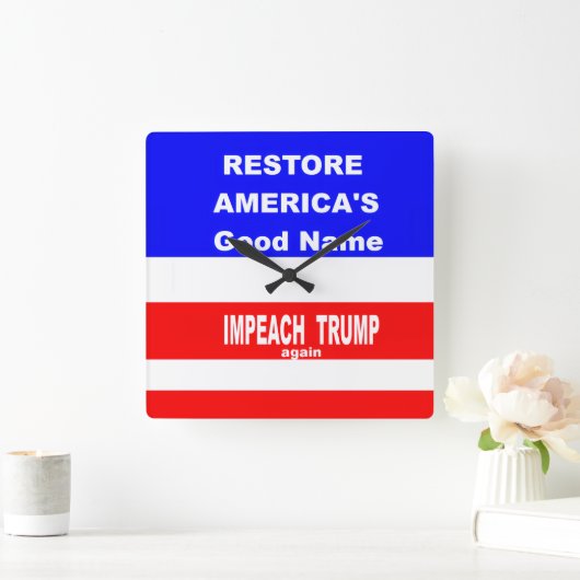 Horloge Carrée Wall Clock (Maison)