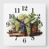 Horloge Carrée Wall Clock (Recto)