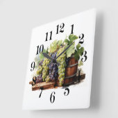 Horloge Carrée Wall Clock (Angle)