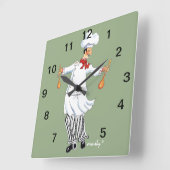 Horloge Carrée Wall Clock (Angle)