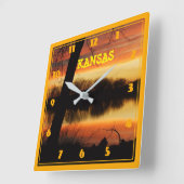 HORLOGE CARRÉE WALL CLOCK (Angle)